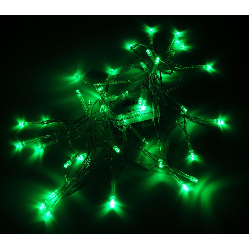 Karlling Battery Operated Green 40 LED Fairy Light String Wedding