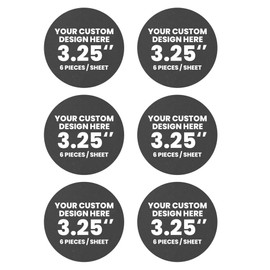 Custom Cupcake Topper: Create Your Special Event with Custom Edible Image Toppers - Upload Photos for Unique, Stylish Designs on Rectangular, Round Cakes and Cupcake - 3.25" Cupcake - 6 Pieces/Sheet