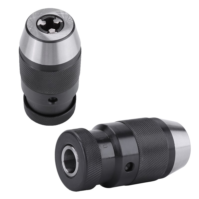 1pc 0-13mm 1/2" Steel Self tightening Keyless B16 Chuck for