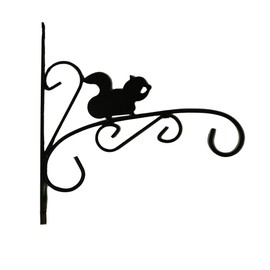 HAAC Plant Hanger Wall Hook Hanging Basket Holder Size 29 cm x 29 cm Black