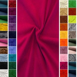 STOFFBOOK B587 Anti-Pilling Fleece Fabric Soft and Comfortably Warm Fabric (Pink)