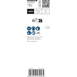 Bosch Professional 3 x Expert 'Thick Tough Metal' S 955 CHC Reciprocating Saw Blade (for Tough Steel, Cast Iron, Length 150 mm, Reciprocating Saw Accessories)