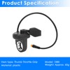 1 Pcs 108X/L E‑Bike Left Electric Speed Governing Thumb Throttle