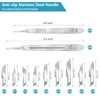 99PCS Surgical Blades Kit, #10#11#12#15#20#21#22#23#24 Surgical Sterile Blades for dermaplaning,