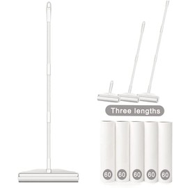 RIKMSS Lint Rollers Large, Wide Floor Carpet Cleaner Lint Rollers for Pet Hair Extra Sticky, Pet Hair Remover, Cat & Dog Hair Remover, Lint Remover for Sofa Carpet with 5 Refills Total 360 Sheets