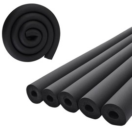 Pipe Insulation Tubing (1/2" x 3/8" x 6FT), 1/2" ID Pipe Insulation Foam Tubing, Guitar Stand Foam Tubing, Hollow Tube Covers, Gym Handle Protectors and Roof Racks, Etc.