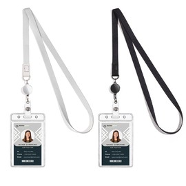 Cute Lanyard id Holder Durable Retractable lanyards for id Badges,Waterproof ID Badge Holder for Cruise Ships Key Cards