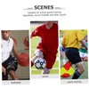 CORHAD 4sets Professional Soccer Referee Kit Includes Whistles Cards and