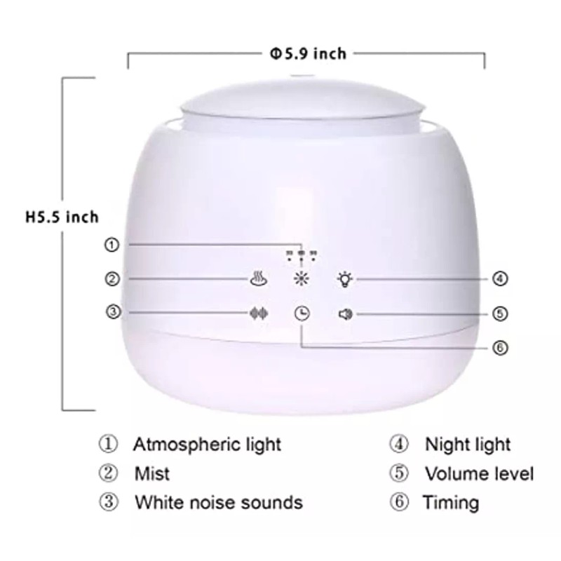 Vonokee Difusor De Aceite Esencial De Aromaterapia Vonokee, Máquina