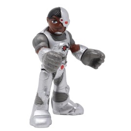 Imaginext Replacement Part for Collectible Fisher-Price Inspired by DC Superfriends Cyborg and Saw Buggy Playset DRY87 - Replacement Poseable Cyborg Figure