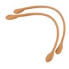 2Pcs Genuine Leather Bag Straps Handle for DIY Hand Accessories
