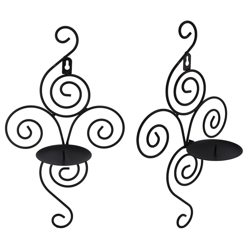 Wall Mounted Candle Stick Elegant Candle Holder for Living Room