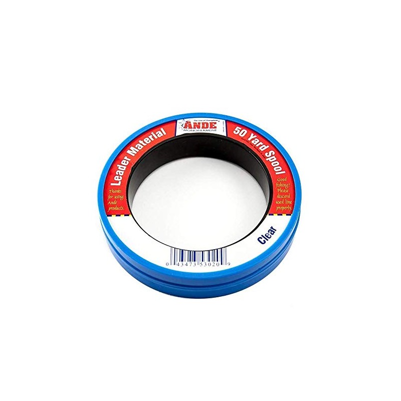Ande PCW50-30 Mono Leader Wrist, Clear, 30lb