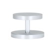 Double Head Coffee Powder Tamper Non Corrosive Aluminum Dual Sided
