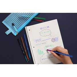 BIC, Rotulador Intensity Color Change, Efecto Artístico, Escritura Precisa, Tinta que Cambia de Color, Journaling, Doodling, Escuela, 6 Piezas