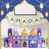 Homgaty Ramadan Advent Calendar, 30 Days Eid Mubarak Countdown Calendar