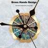 Ergocar Natural Shell Wall Clock, Creative Silent and Tick-Free Wall