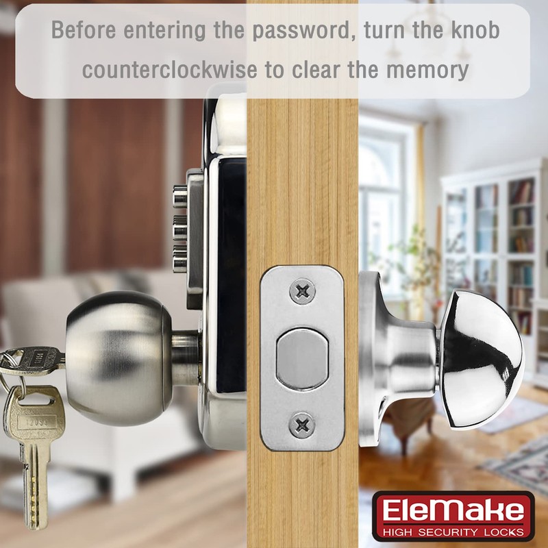 Keyless Entry Door Lock with Keypad - Keyless Deadbolt Lock,