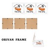 ORIVAN 5x5 Triple Picture Frame Hinged 3 Photos Folding Photo