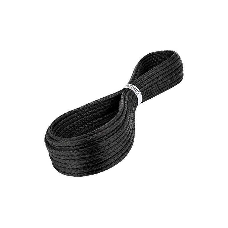 Kanirope® Dyneema Rope PRO 6 mm 5 m Black 12-Way