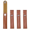 4 Pcs PU Leather Empty Tweezers Pouch Eyelash Extension Tweezer