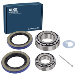 XiKe 1 Set Fits 5,200-6,000 lb Axles Trailer Wheel Hub Kit, Include 25580/20 ＆ 15123/245 Bearings, 21333TB, 22333TB /10-10, 10-36 Seal and Cotter Pin.