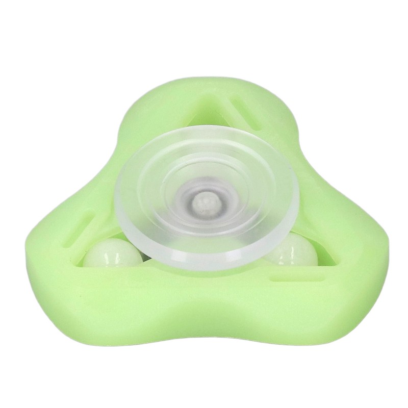 Triangle Fingertip Rotation Toy Resin Metal Glow in Night Anxiety