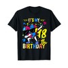 Its My 18th Birthday Dabbing Autism Puzzle T-Shirt