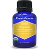 Organic, Lemongrass Essential Oil, Food Grade, Edible – 100% Pure,