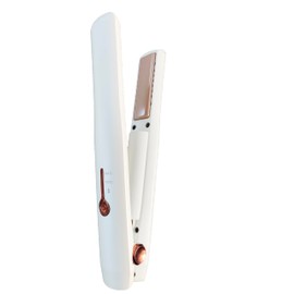 Mini Kabellos Glätteisen, Akku-Haarglätter mit USB-Aufladung, 2-stufige Temperatureinstellung, tragbares Keramik-Glätteisen mit 3000mA Akku, ideal für unterwegs