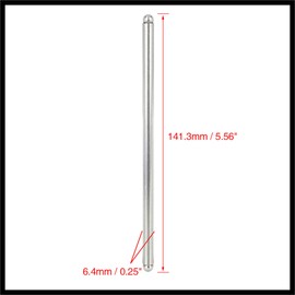 Hihaha 2pcs 5.56" Length Motorcycle Replacement Engine Push Rods for CG125 Durable Material