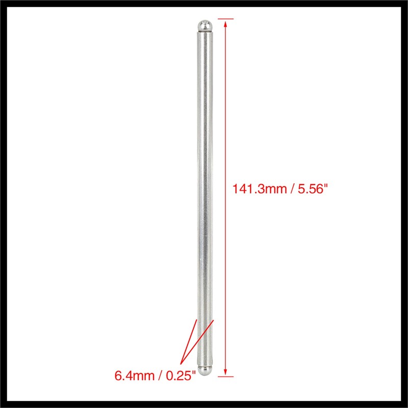 Hihaha 2pcs 5.56" Length Motorcycle Replacement Engine Push Rods for