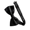 Haoa Men's Bow Tie, Hook-type, Satin, Solid, Glossy, For Weddings,