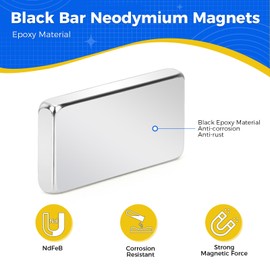 Wukong Wukong 20 Pack Strong Magnets, 20x10x3mm Strong Bar Magnet, Square Magnet for Whiteboards, Project, Fridge, Crafts, Noticeboard or DIY