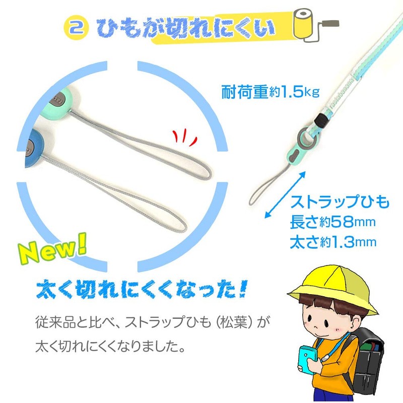 Rasta Banana Kids Neck Strap with Reflector and Safety Parts,