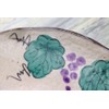 Cerapockke Aka-e Sanyoshi Boiled Fish Look Good Hand-Painted Three-legged Oval