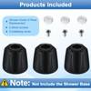 UCDETD Metal Shower Knobs 3 Piece Replacement, Compatible with Price