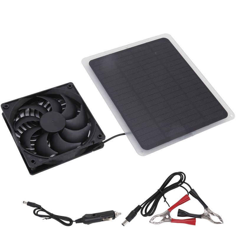 Solar Panel Fan Kit Energy Saving Mini Ventilator Fan Solar