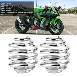 Akozon Seat Springs, Motorcycle Saddle Seat Mounting Spring Stainless Steel Saddle Seat Spring Hardware Mount Kit Universal For Motorcycle Accessory