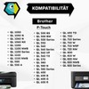 Inkadoo Label for Brother DK-11201 P-Touch QL 500, 570, 710,