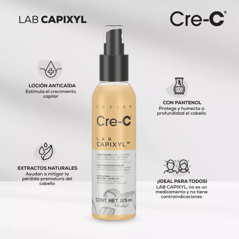Cre-c 3 Pack Loción Regeneradora Capilar Lab Capixyl | Cre-c