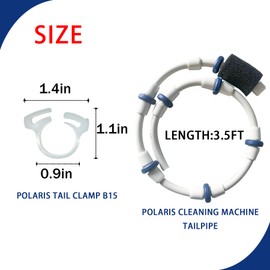 Automatic Pool Cleaner Parts Tail Hose Sweep Complete B5 Replacement Replacement Kit Compatible With Polaris Zodiac 280 380 480 180 Sweeping Hose Complete Set B5 B-5