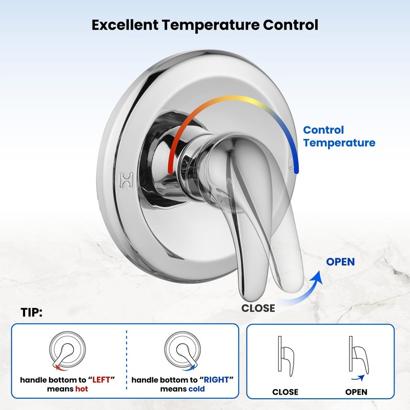 gotonovo Dual 2 in 1 Shower Head Kit High Pressure