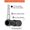 YoiYee 1/2" Drive Deep Impact Socket with 13mm 6-Point Design