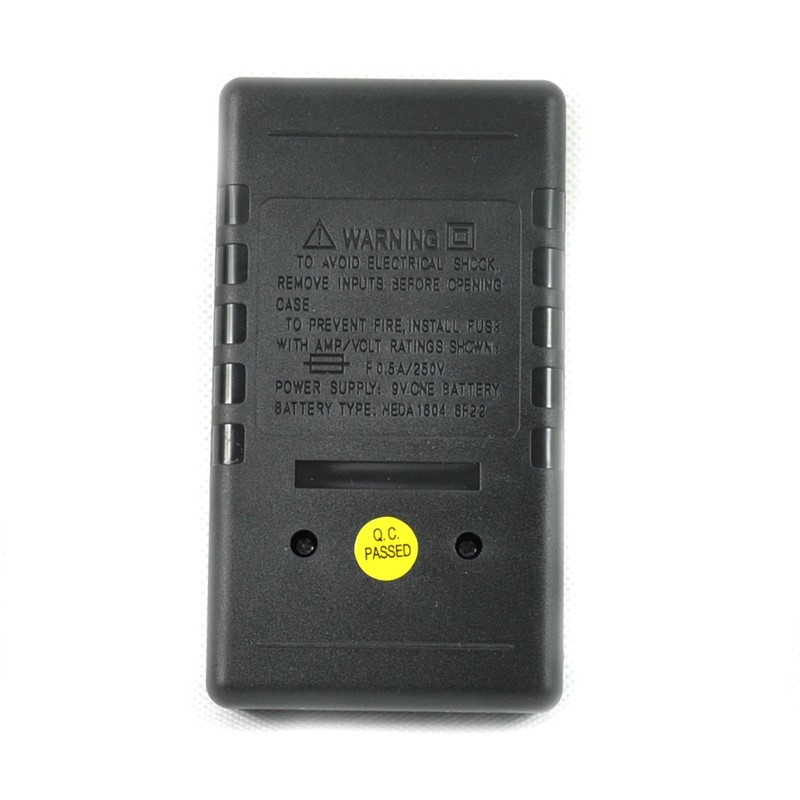 Multímetro Digital DT830B LCD Leegoal abatidamente paraacantoma ohmios (amarillo) probador