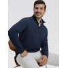 M MAELREG Mens Quarter Zip Pullover Dry Fit Mock Neck