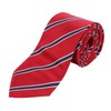 Mens Tie Classic Striped Polyester Yarn Easy Match Guarantees Durability