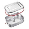 Westmark 23582270 Viva Mini Lunch Box 1100 ml, Stainless Steel,