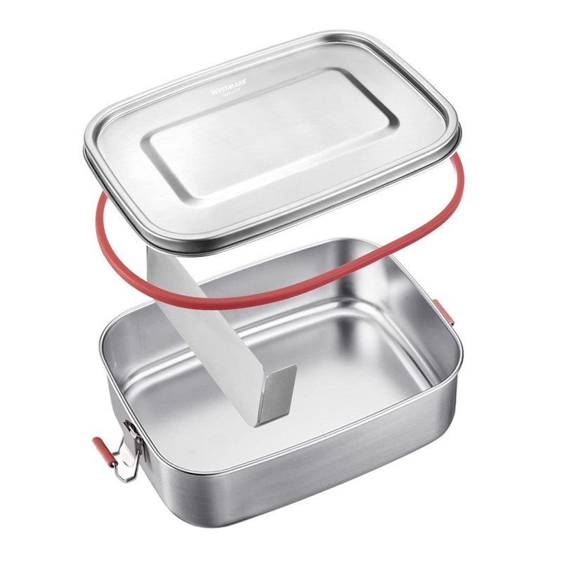 Westmark 23582270 Viva Mini Lunch Box 1100 ml, Stainless Steel,