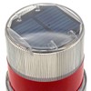 PENCK Solar LED Warning Light Waterproof Driveway Lights Flashing Barricade